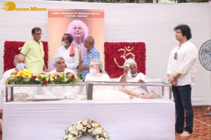 Santoor Legend Pandit Shivkumar last rites performed with full state honours