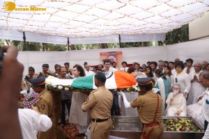 Santoor Legend Pandit Shivkumar last rites performed with full state honours