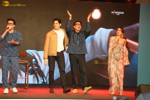 Param Sundari Music Album Launch attended by Sidharth Malhotra, Janhvi Kapoor, and Sonu Nigam