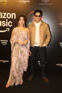 Param Sundari Music Album Launch attended by Sidharth Malhotra, Janhvi Kapoor, and Sonu Nigam