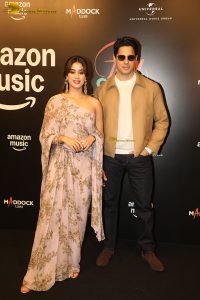 Param Sundari Music Album Launch attended by Sidharth Malhotra, Janhvi Kapoor, and Sonu Nigam