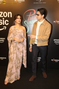Param Sundari Music Album Launch attended by Sidharth Malhotra, Janhvi Kapoor, and Sonu Nigam