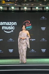 Param Sundari Music Album Launch attended by Sidharth Malhotra, Janhvi Kapoor, and Sonu Nigam