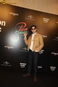 Param Sundari Music Album Launch attended by Sidharth Malhotra, Janhvi Kapoor, and Sonu Nigam