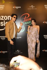 Param Sundari Music Album Launch attended by Sidharth Malhotra, Janhvi Kapoor, and Sonu Nigam
