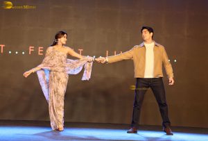 Param Sundari Music Album Launch attended by Sidharth Malhotra, Janhvi Kapoor, and Sonu Nigam