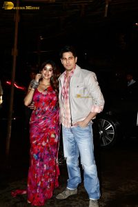 Janhvi Kapoor and Sidharth Malhotra promote their film Param Sundari at St. Xavier’s college in Mumbai