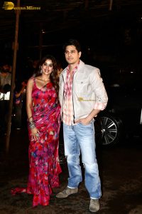 Janhvi Kapoor and Sidharth Malhotra promote their film Param Sundari at St. Xavier’s college in Mumbai