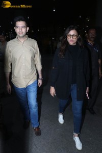 Actress Parineeti Chopra spotted with boyfriend Raghav Chadha, a member of the Rajya Sabha