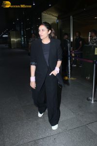 bollywood actress parineeti chopra in a black dress
