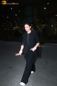 bollywood actress parineeti chopra in a black dress