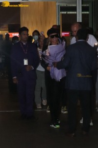 Hotel Heiress and model Paris Hilton arrives at Mumbai Airport