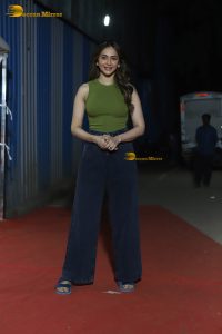 Ayushmann Khurrana, Rakul Preet Singh, Sara Ali Khan, and Wamiqa Gabbi spotted at the song shoot for Pati Patni Aur Woh Do