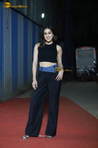 Ayushmann Khurrana, Rakul Preet Singh, Sara Ali Khan, and Wamiqa Gabbi spotted at the song shoot for Pati Patni Aur Woh Do
