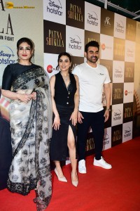Patna Shuklla Screening attended by Raveena Tandon, Anushka Kaushik, Shehnaz Gill, Digangana Suryavanshi, Arbaaz Khan, and Salman Khan