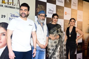 Patna Shuklla Screening attended by Raveena Tandon, Anushka Kaushik, Shehnaz Gill, Digangana Suryavanshi, Arbaaz Khan, and Salman Khan