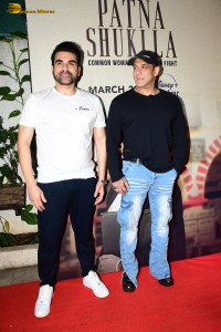 Patna Shuklla Screening attended by Raveena Tandon, Anushka Kaushik, Shehnaz Gill, Digangana Suryavanshi, Arbaaz Khan, and Salman Khan