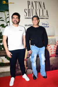 Patna Shuklla Screening attended by Raveena Tandon, Anushka Kaushik, Shehnaz Gill, Digangana Suryavanshi, Arbaaz Khan, and Salman Khan