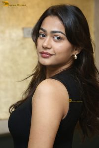 Indian actress Payal Radhakrishna ravishing in a black dress