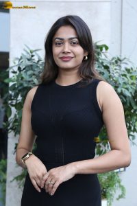 Indian actress Payal Radhakrishna ravishing in a black dress