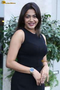 Indian actress Payal Radhakrishna ravishing in a black dress