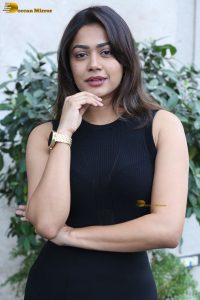 Indian actress Payal Radhakrishna ravishing in a black dress