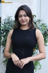 Indian actress Payal Radhakrishna ravishing in a black dress