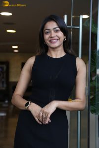 Indian actress Payal Radhakrishna ravishing in a black dress