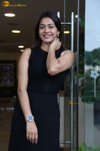 Indian actress Payal Radhakrishna ravishing in a black dress