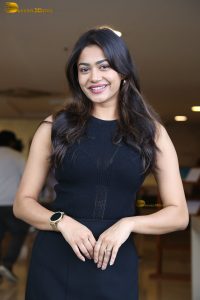 Indian actress Payal Radhakrishna ravishing in a black dress