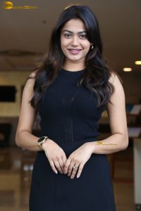 Indian actress Payal Radhakrishna ravishing in a black dress