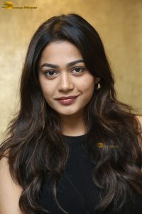 Indian actress Payal Radhakrishna ravishing in a black dress