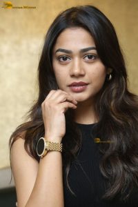 Indian actress Payal Radhakrishna ravishing in a black dress