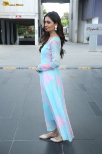 actress payal rajput cute in a blue salwar