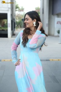 actress payal rajput cute in a blue salwar