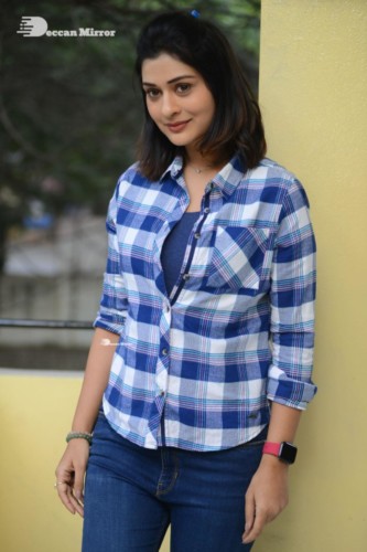 Telugu Actress Payal Rajput Picture photoshoot in a shirt and jeans