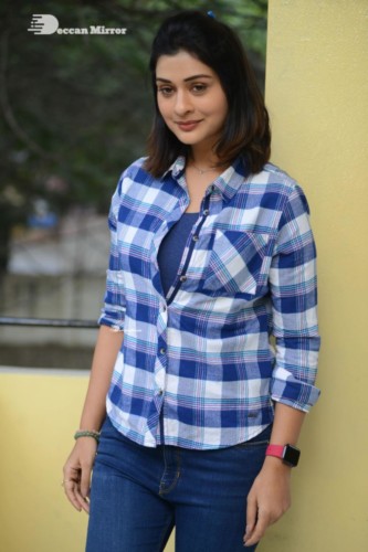 Telugu Actress Payal Rajput Picture photoshoot in a shirt and jeans