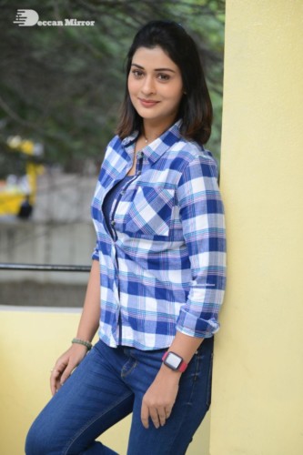 Telugu Actress Payal Rajput Picture photoshoot in a shirt and jeans