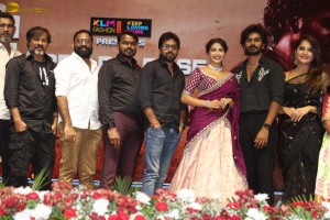Peddha Kapu Pre-Release Function attended by Virat Karrna, Pragati Srivastava, Easwari Rao, and Anasuya Bharadwaj