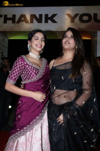 Peddha Kapu Pre-Release Function attended by Virat Karrna, Pragati Srivastava, Easwari Rao, and Anasuya Bharadwaj