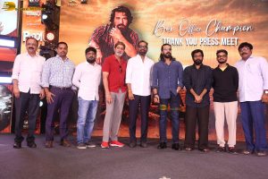 Peddi Thank You Meet attended by Ram Charan and Jagapathi Babu