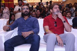 Peddi Thank You Meet attended by Ram Charan and Jagapathi Babu