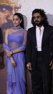 Peddi Trailer Launch attended by Ram Charan and Janhvi Kapoor