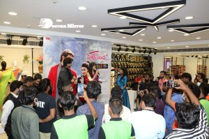 Roshan and Sreeleela of Pelli Sandadi movie at KLM Shopping Mall