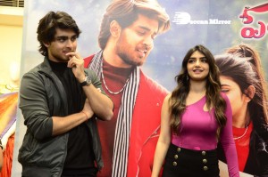 Roshan and Sreeleela of Pelli Sandadi movie at KLM Shopping Mall