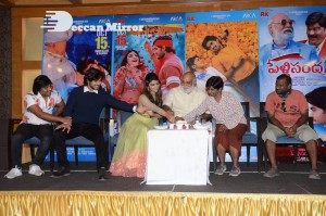 Pelli Sandadi movie success celebrations attended by Sreeleela, Roshan, K. Raghavendra Rao, Gowri Ronanki and others.