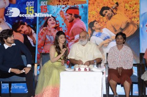 Pelli Sandadi movie success celebrations attended by Sreeleela, Roshan, K. Raghavendra Rao, Gowri Ronanki and others.