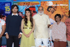 Pelli Sandadi movie success celebrations attended by Sreeleela, Roshan, K. Raghavendra Rao, Gowri Ronanki and others.