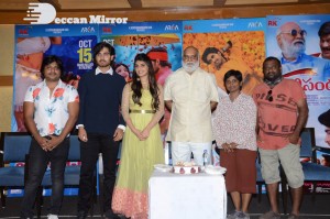 Pelli Sandadi movie success celebrations attended by Sreeleela, Roshan, K. Raghavendra Rao, Gowri Ronanki and others.