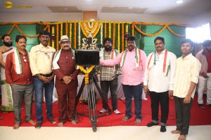 Pen Drive Movie Launch attended by Vishnu Vamsi, Rhea Kapoor, and Sai Kumar